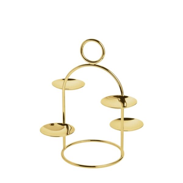 Petit Fours Stand - Elite PVD Gold