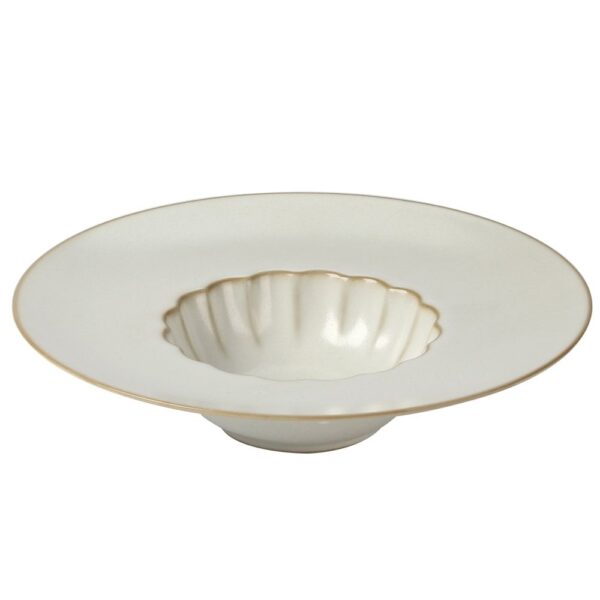 Pitch Rim Soup Plate 235mm - Cream