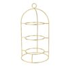 plate stand 3 tier elite pvd gold p15163 10654 image - G&G Goodfellows