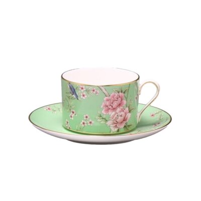 Queens Garden Tea/Coffee Cup, Green