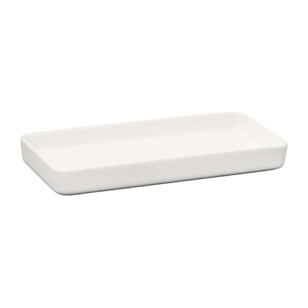 Rect. Bento Plate 18x9x2cm(h) - White