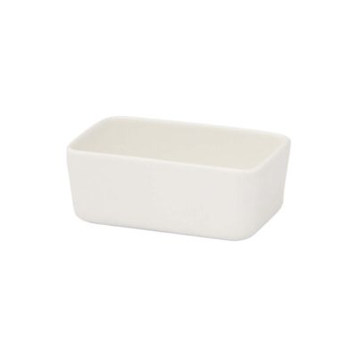 Rect. Bento Plate 9x6x3.5cm(h) - White