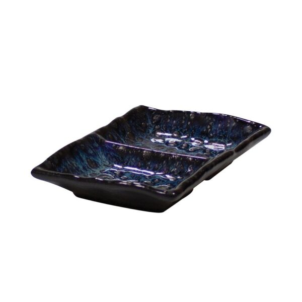 Sakura Dip Plate 13.3x9cm - Blue