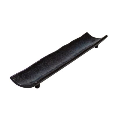 Sakura Elongated Plate 39.5x7.2cm - Blue