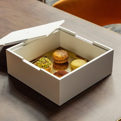 Square Bento Box 20x20cm - White