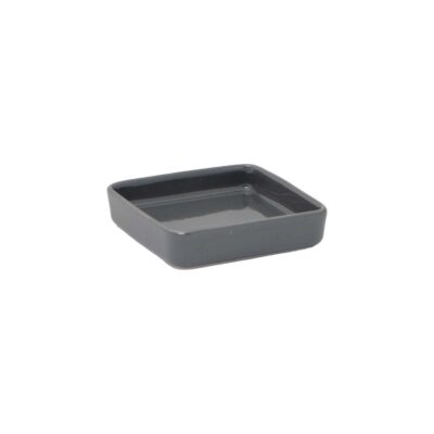 Square Bento Plate 9x9x2cm(h) - Grey