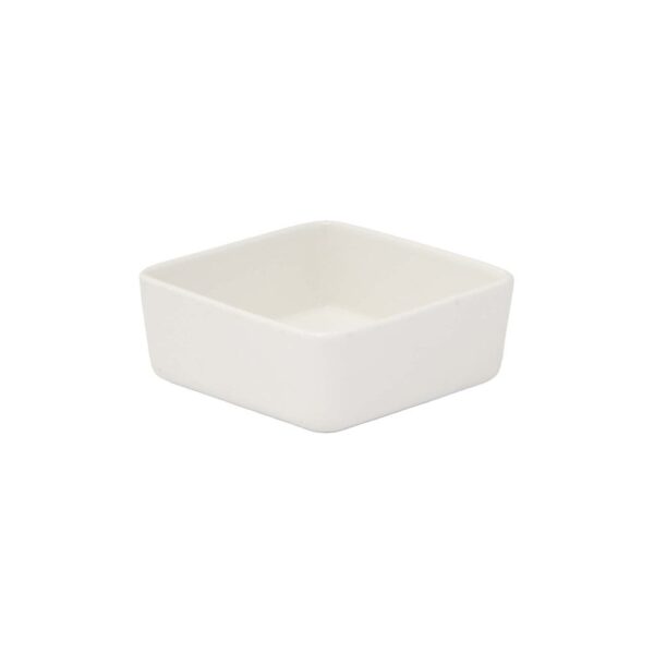 Square Bento Plate 9x9x3.5cm(h) - White