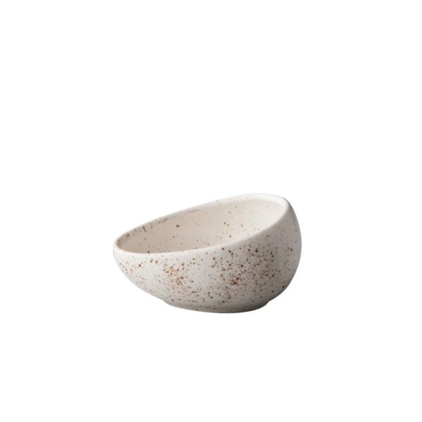 Tinto Angled Sauce Bowl 9cm - Matt White
