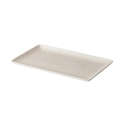 Tinto Rect Plate 33.5x19cm - Matt White