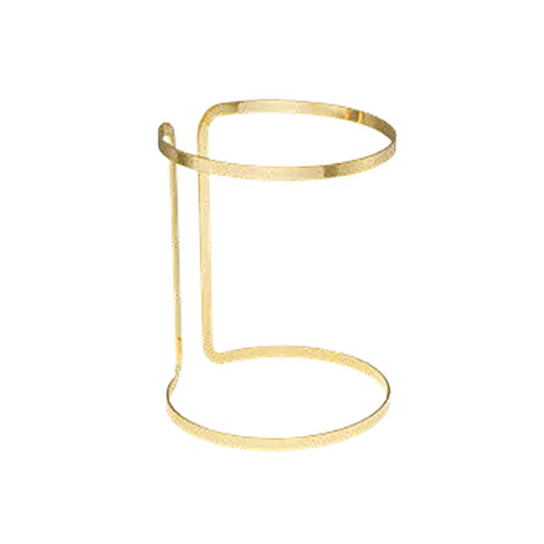 Deco Cylinder S/S Gilded 20x15cm(h)