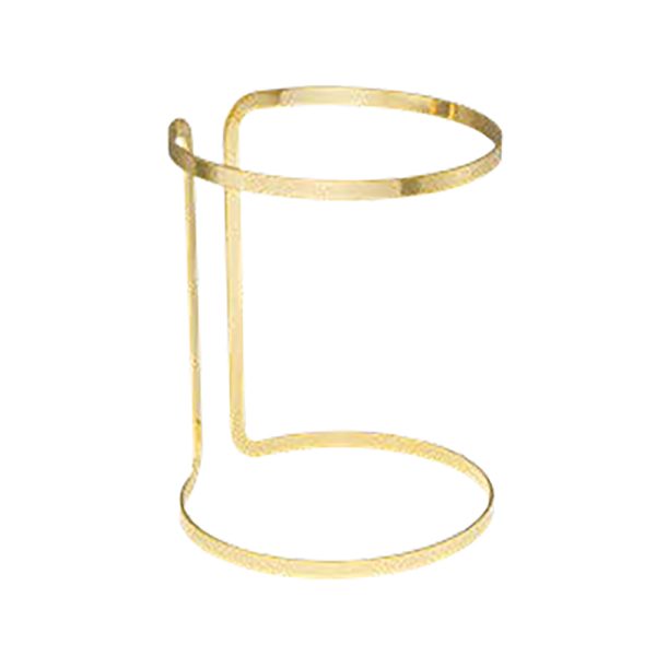 Deco Cylinder S/S Gilded 20x25cm(h)