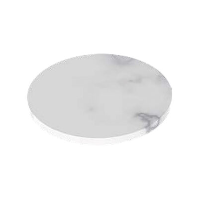 Deco Top Round Carrara Marble 20cm