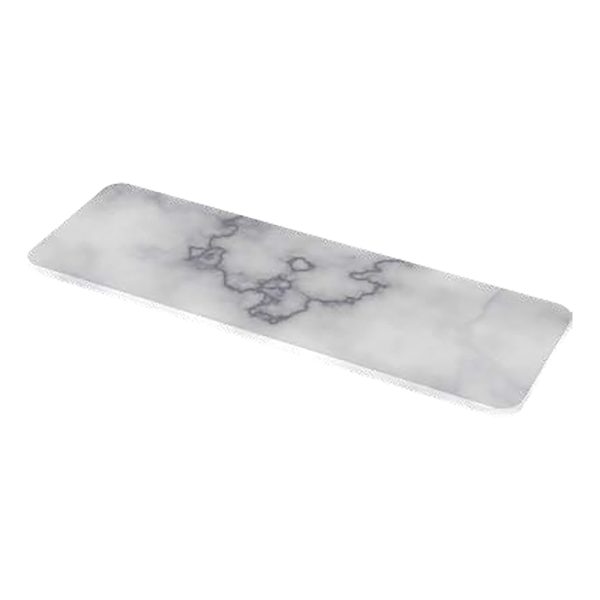 Deco Top Rect. Carrara Marble 70x25cm