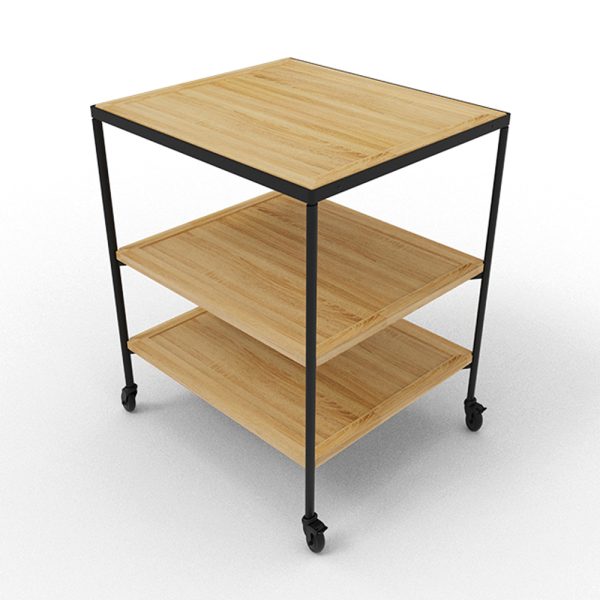 Fare Walnut  2.1 Trolley 79.1x66.9x89.7cm(h) - Oak