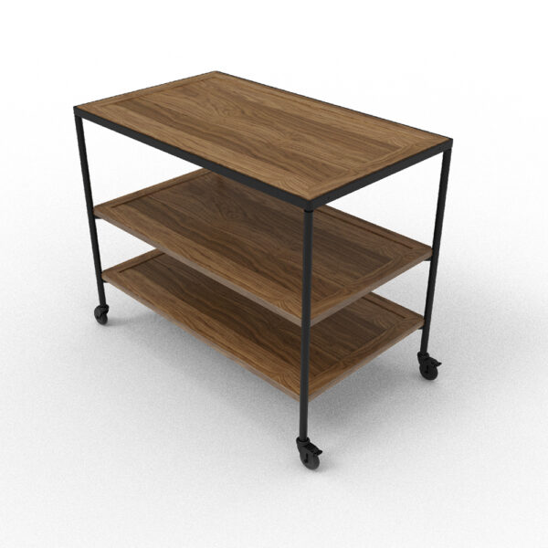 Fare Walnut  3.1 Trolley 110x65x88cm(h) - Walnut