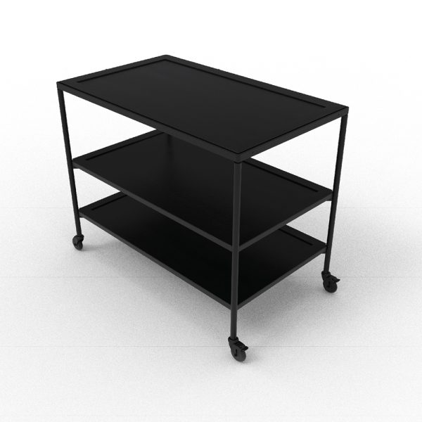 Fare Walnut  3.1 Trolley 110x65x88cm(h) - Black