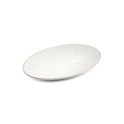 Halo Cloud Serving Dish 25.5x17cm - Grey/White