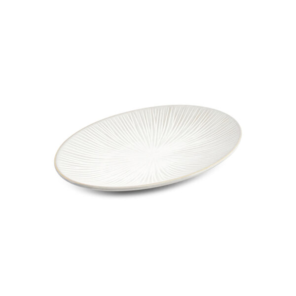 Halo Cloud Serving Dish 25.5x17cm - Grey/White