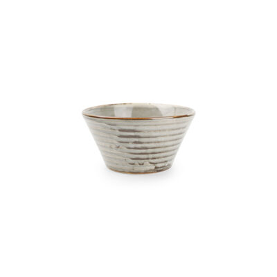 Conical Bowl 10x5cm(h) - Grey Line