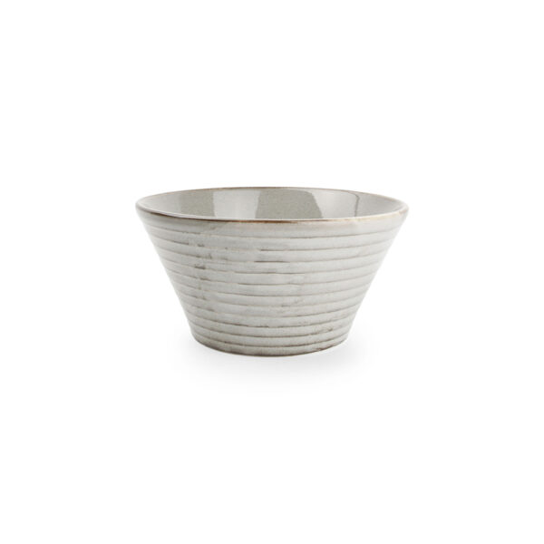 Conical Bowl 13x6.5cm(h) - Grey Line
