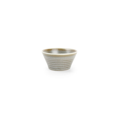 Conical Bowl 8x4cm(h) - Green Line