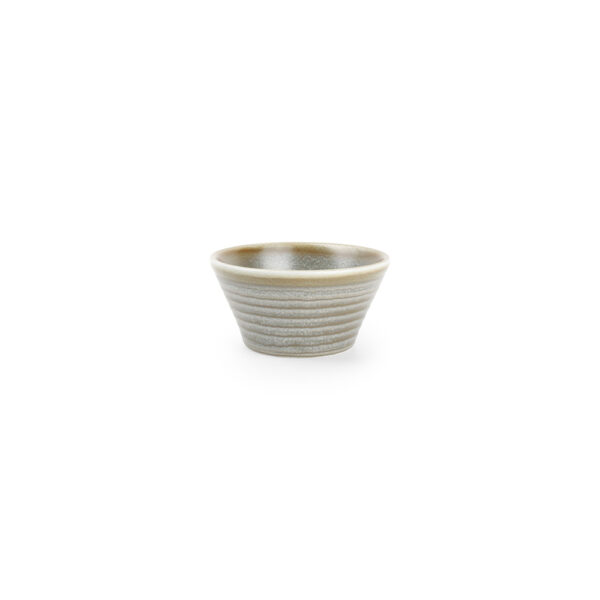 Conical Bowl 8x4cm(h) - Green Line
