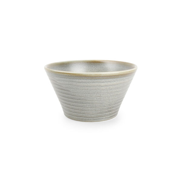 Conical Bowl 15x8cm(h) - Green Line