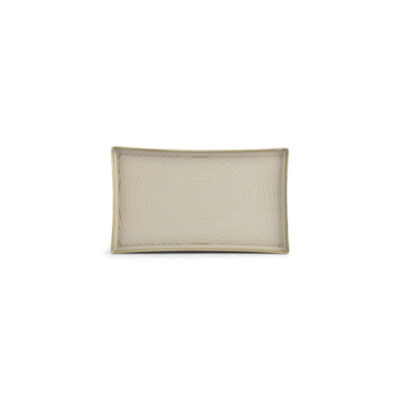 Rect. Plate 22x12cm - Green Line