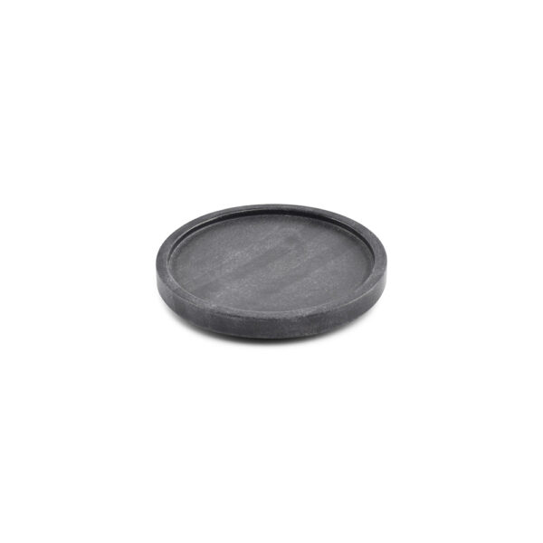 Pura Butter Dish 12.5x1cm(h) - Marble Black