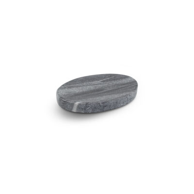 Pura Oval Board 16x11cm - Marble Black