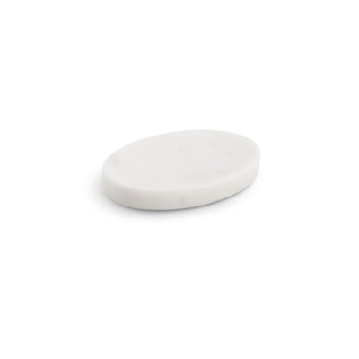 Pura Oval Board 16x11cm - Marble White