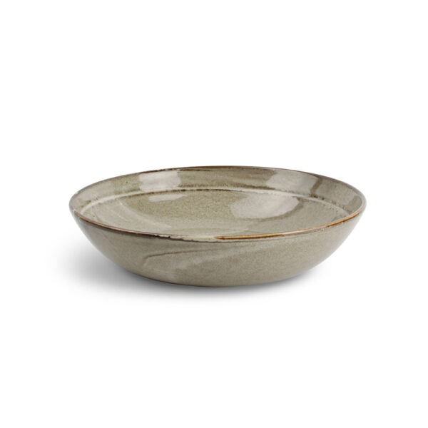 Ceres Deep Plate 22x6cm(h) - Grey