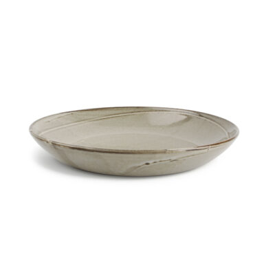Ceres Deep Plate 24.5x4cm(h) - Grey