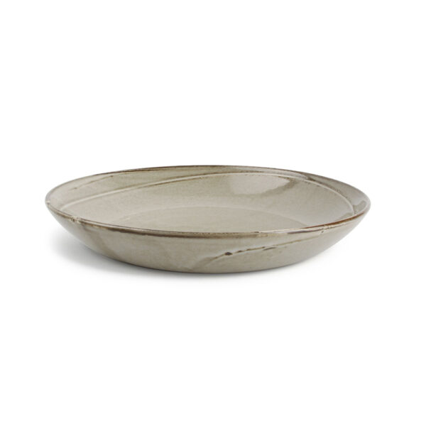 Ceres Deep Plate 24.5x4cm(h) - Grey