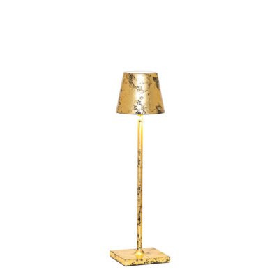 Poldina Micro Black Gold Leaf Lamp