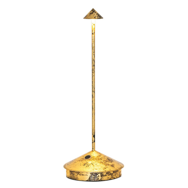 Pina Gold Leaf Lamp