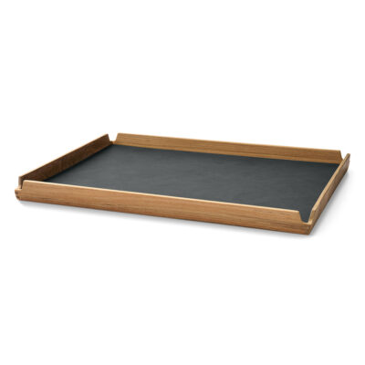 Teak Tray Airy 47x37x3.5cm(h) - Nupo Anthracite