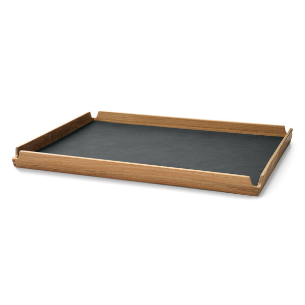Teak Tray Airy 47x37x3.5cm(h) - Nupo Anthracite