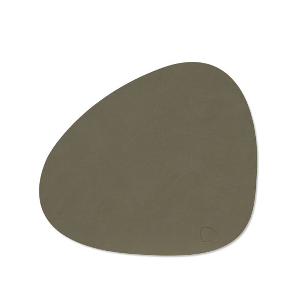 Curve Table Mat 31x35cm - Army Green