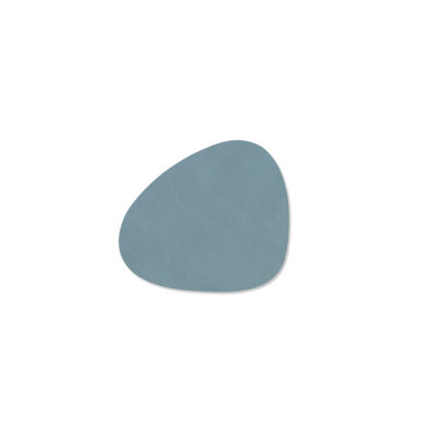 Curve Glass Mat 11x13cm - Light Blue