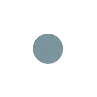 Circle Glass Mat 10cm - Light Blue