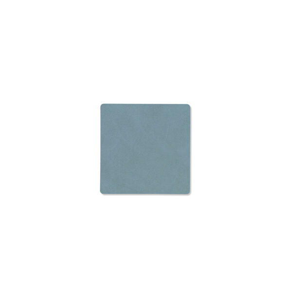 Square Glass Mat 10x10cm - Light Blue