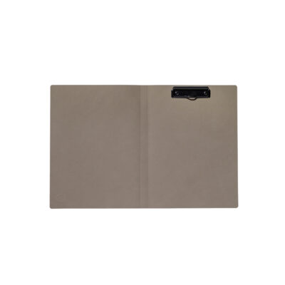London Folder w/Clip - Light Grey