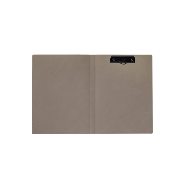 London Folder w/Clip - Light Grey