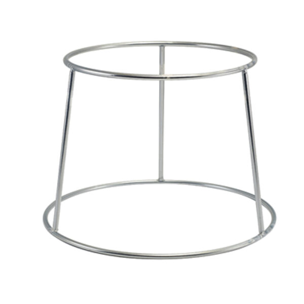 Silver Anti-Slip Round Buffet Riser