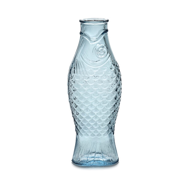 Bottle Blue Fish & Fish 10.6x7.5x29cm