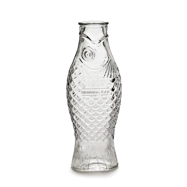 Glass Bottle Fish 1L - Transparent