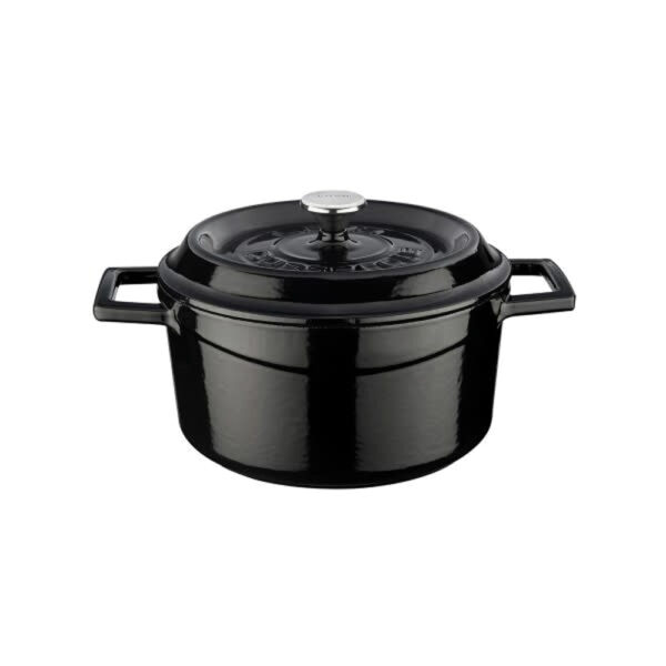 Round Casserole 20x10cm - Black