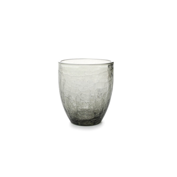Grey Crackle Glass 0.25 Litre