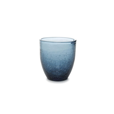 Glass 25cl - Blue Crackle